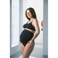 Bielizna ciążowa: Medela PAS CIĄŻOWY czarny S