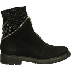 Botki - 3852543 SU BL. Czarne botki damskie skórzane Venezia. Za 239,00 zł.