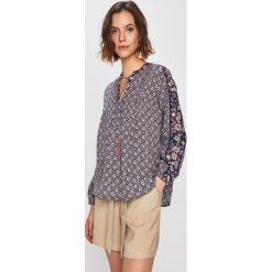 Pepe Jeans - Bluzka. Szare bluzki damskie Pepe Jeans, na co dzień, s, bez wzorów, z bawełny, casualowe, bez kołnierzyka, bez rękawów. Za 299,90 zł.