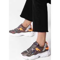 Brązowe Sneakersy Violettice. Pomarańczowe sneakersy damskie Born2be. Za 99,99 zł.