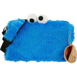 Ulica Sezamkowa Cookie Monster Torba na ramię niebieski. Niebieskie torby na ramię męskie marki Ulica Sezamkowa, w paski, małe. Za 79,90 zł.