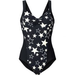 Kostium kąpielowy shape bonprix czarno-kremowy. Czarne stroje kąpielowe damskie marki bonprix, bez wzorów. Za 124,99 zł.