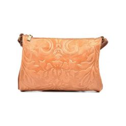 Torebki klasyczne damskie: Skórzana torebka w kolorze jasnobrązowym – (S)24 x (W)18 x (G)2 cm