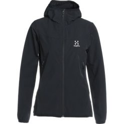 Kurtki damskie softshell: Haglöfs NATRIX HOOD WOMEN Kurtka Softshell true black