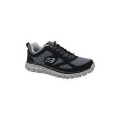 Buty Skechers Burns Agoura 52635-BKGY. Szare trampki męskie Skechers, bez wzorów, bez zapięcia. Za 179,99 zł.