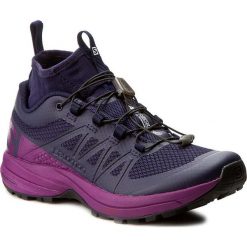 Buty SALOMON - Xa Enduro W 392419 20 G0 Evening Blue/Grape Juice/Black. Niebieskie buty damskie do biegania marki Salomon, ze skóry ekologicznej. W wyprzedaży za 409,00 zł.