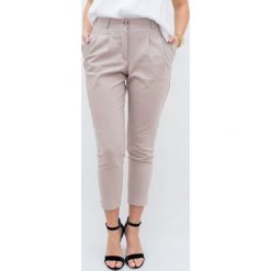Spodnie Estera beige - S. Brązowe spodnie damskie s. Za 99,90 zł.
