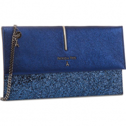 Torebka PATRIZIA PEPE - 2V5460/A2HE-F1TB Blue Glitter. Czarne torebki klasyczne damskie marki Patrizia Pepe, ze skóry. W wyprzedaży za 619,00 zł.