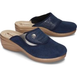INBLU LY-52 granatowy, kapcie damskie. Niebieskie koturny damskie Inblu. Za 64,90 zł.