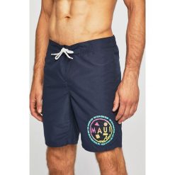 Tom Tailor Denim - Kąpielówki. Niebieskie kąpielówki męskie TOM TAILOR DENIM, xl, bez wzorów, z poliesteru. W wyprzedaży za 49,90 zł.