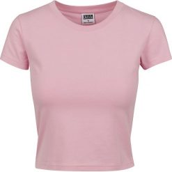 Urban Classics Ladies Stretch Jersey Cropped Tee Koszulka damska jasnoróżowy (Light Pink). Różowe koszulki damskie marki Urban Classics, l, bez wzorów, z jersey, bez kołnierzyka, bez rękawów. Za 42,90 zł.