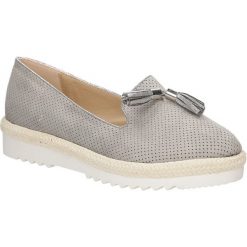 Espadryle na platformie Casu CH-08077. Szare espadryle damskie Casu, na platformie. Za 69,99 zł.