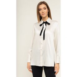 Koszula Pennyblack Elba 21140219. Brązowe bluzki damskie Pennyblack, bez wzorów, z jedwabiu, bez kołnierzyka, bez rękawów. W wyprzedaży za 469,00 zł.
