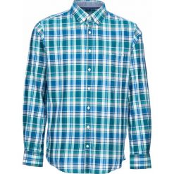 Koszula "Dries" w kolorze niebiesko-zielonym. Niebieskie koszule męskie BRAX, m, w kratkę, z bawełny, button down, bez rękawów. W wyprzedaży za 119,95 zł.