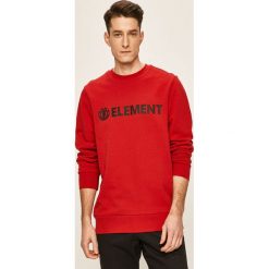 Element - Bluza. Czerwone bluzy męskie Element, s, z nadrukiem, z bawełny, z okrągłym kołnierzem, bez rękawów, bez kaptura. W wyprzedaży za 219,90 zł.