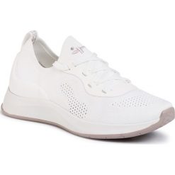 Sneakersy TAMARIS - 1-23705-24 White 100. Białe sneakersy damskie Tamaris, z tworzywa sztucznego. W wyprzedaży za 159,00 zł.