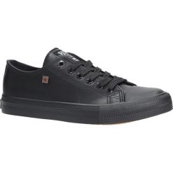 Czarne trampki sznurowane Big Star BB274744. Czarne trampki i tenisówki damskie BIG STAR, bez wzorów, na sznurówki. Za 88,99 zł.