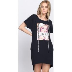 Granatowa Tunika Up&Up. Niebieskie tuniki damskie na lato Born2be, m. Za 39,99 zł.