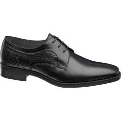 Buty wizytowe męskie: eleganckie buty męskie AM SHOE czarne