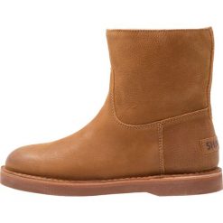 Shabbies Amsterdam Botki caramel. Brązowe botki damskie skórzane marki Shabbies Amsterdam. W wyprzedaży za 503,40 zł.