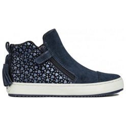 Geox Tenisówki Dziewczęce Kalispera 31 Niebieski. Niebieskie buty sportowe dziewczęce Geox, z gumy, na zamek. Za 299,00 zł.