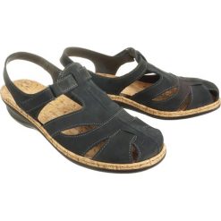 COMFORTABEL 720086-5 blau, sandały damskie. Sandały damskie Comfortabel, bez wzorów, ze skóry, bez obcasa, na obcasie, bez zapięcia. Za 299,90 zł.
