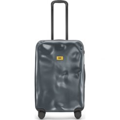Walizka Icon średnia matowa szara. Szare walizki Crash Baggage, bez wzorów, wakacyjne. Za 1204,00 zł.