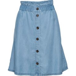 Spódnica TENCEL™ lyocell bonprix niebieski "bleached”. Niebieskie spódniczki damskie bonprix, bez wzorów, z lyocellu. Za 37,99 zł.
