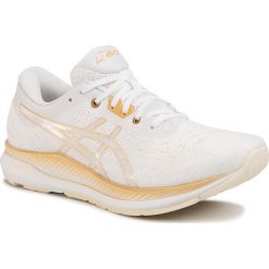 Buty ASICS - EvoRide 1012A677 White/White 100. Białe buty sportowe damskie Asics, bez wzorów, z tworzywa sztucznego, sportowe, do biegania. W wyprzedaży za 439,00 zł.