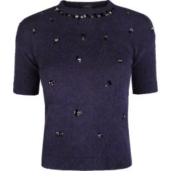 Pinko Sweter "Pickup". Swetry damskie Pinko, bez wzorów, z krótkim rękawem, krótkie, bez kaptura. Za 459,00 zł.