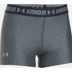 Spodenki sportowe męskie: Under Armour Spodenki damskie HeatGear Armour Shorty szaro-czarne r. S (1297899-090)