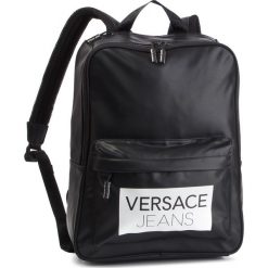 Plecak VERSACE JEANS - E1YTBB41 71118 M19. Czarne torby męskie skórzane Versace Jeans, bez wzorów, z jeansu. W wyprzedaży za 399,00 zł.