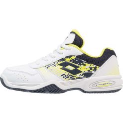 Buty sportowe chłopięce: Lotto TSTRIKE IV Obuwie do tenisa Outdoor white/blue