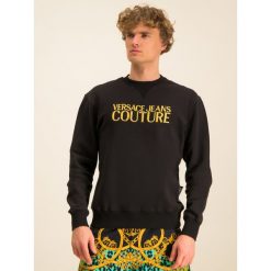 Bluza Versace Jeans Couture B7GVA7TG. Niebieskie bluzy męskie Versace Jeans Couture, m, bez wzorów, z bawełny, bez kołnierzyka, bez rękawów, bez kaptura. W wyprzedaży za 689,00 zł.
