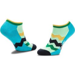Skarpety Niskie Unisex HAPPY SOCKS - ATZST05-4000 Niebieski Zielony. Niebieskie skarpetki damskie marki Happy Socks, bez wzorów, z elastanu. Za 39,90 zł.