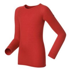 Odlo Koszulka termoaktywna Odlo Shirt l/s crew neck Warm Kids czerwona r. 92 (1045992). Czerwone t-shirty chłopięce marki Odlo. Za 99,95 zł.