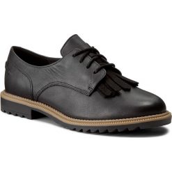 Creepersy damskie: Oxfordy CLARKS - Griffin Mabel 261010994 Black Leather