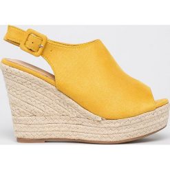 Answear - Espadryle R and Be. Różowe koturny damskie ANSWEAR, bez wzorów, z gumy, bez obcasa, na obcasie. W wyprzedaży za 89,90 zł.