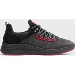 Kazar Studio - Buty. Czarne sneakersy męskie Kazar Studio, z okrągłym noskiem, na sznurówki. W wyprzedaży za 219,90 zł.