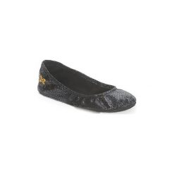 Baleriny Butterfly Twists EVE. Czarne baleriny damskie Butterfly Twists, bez wzorów, bez obcasa. Za 95,20 zł.