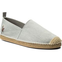 Espadryle POLO RALPH LAUREN - Barron 803649601009 Soft Grey. Szare espadryle męskie Polo Ralph Lauren, bez wzorów, z tworzywa sztucznego. W wyprzedaży za 269,00 zł.