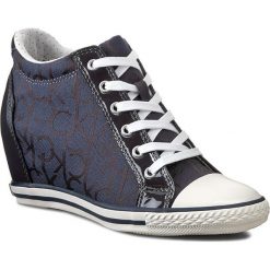 Sneakersy CALVIN KLEIN JEANS - Vero RE9259 Blue. Niebieskie półbuty damskie Calvin Klein Jeans, z jeansu. W wyprzedaży za 239,00 zł.