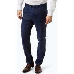 Digel - Męskie spodnie od garnituru modułowego – Per, niebieski. Niebieskie spodnie męskie Digel, s, bez wzorów, z wełny, eleganckie. Za 449,95 zł.