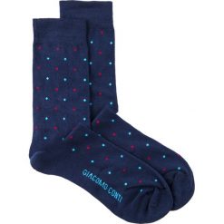 Skarpety męskie SAWK000044. Białe skarpetki męskie marki Giacomo Conti, z bawełny. Za 29,00 zł.