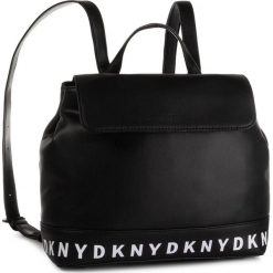 Plecak DKNY Juno Flap Backpack-N R92KZC46. Czarne plecaki damskie DKNY, bez wzorów. W wyprzedaży za 479,00 zł.