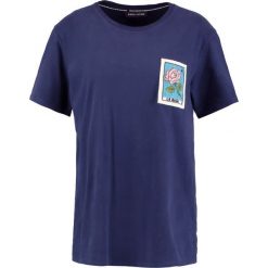Each x Other EMBROIDERED Tshirt z nadrukiem navy. Niebieskie t-shirty damskie Each x Other, m, z nadrukiem, z bawełny. W wyprzedaży za 678,30 zł.
