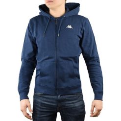 Kappa Veil Hooded 707117-821 bluzy męskie granatowe M. Bluzy męskie Kappa, s, bez wzorów, z bawełny, biznesowe, z kapturem, bez rękawów, bez kaptura. W wyprzedaży za 169,99 zł.