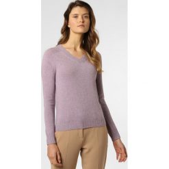 Franco Callegari - Damski sweter z wełny merino, lila. Swetry damskie Franco Callegari, xl, bez wzorów, z wełny, eleganckie, bez rękawów, bez kaptura. Za 249,95 zł.