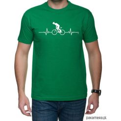 T-shirty męskie: Koszulka T-SHIRT EKG Biker Green