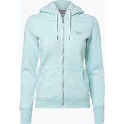 Superdry - Damska bluza rozpinana, zielony. Zielone bluzy rozpinane damskie Superdry, xl, z haftami. Za 349,95 zł.